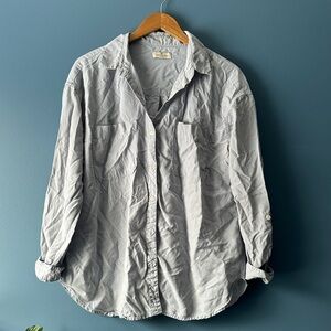 Light Denim Button-Up Shirt